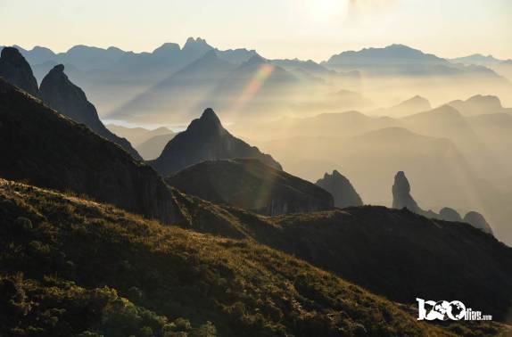 A paisagem espetacular da Serra dos Órgãos, no Rio de Janeiro